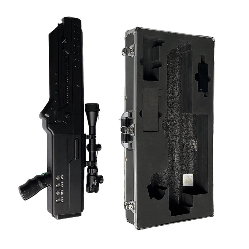  高碑店手持便携式枪型低空防御反制四通道A型